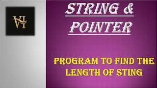 Program to calculate length of the string using Pointers.