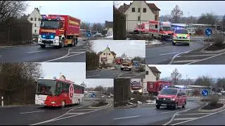 [Gefahrgutunfall mit Schwefelsäure+MANV40] Katastrophenschutzübung des  Wetteraukreis in Büdingen