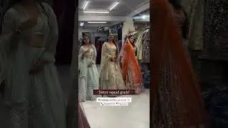 wedding outfits on rent #lehenga #weddingdress #bridal #bridemaid #sisters