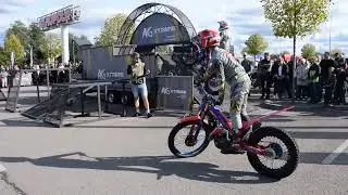 Skill on Two Wheels Stunts at Riga's Motorcycle Season Closing