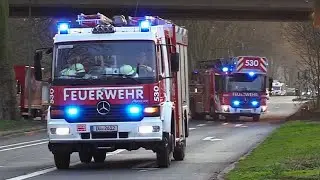 [GROẞEINSATZ in DUISBURG!] Zahlreiche Einsatzfahrten von Freiwilligen Feuerwehren zu Bombenfund