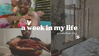 A WEEK IN MY LIFE || VLOG (lake house, eating crawfish, done w boys, pool vibes)  #keepingupwithTyra