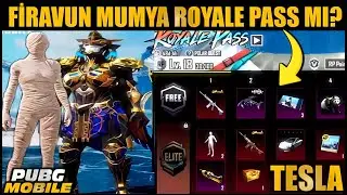😱 BU NASIL ROYALE PASS?! FİRAVUN MUMYA + TESLA M416 + BONUS PASS &Ouml;D&Uuml;L YOLU BEDAVA SET | PUBG MOBILE