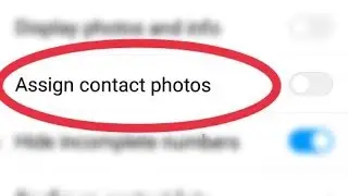 Assign contact photos || Contact System App Settings In Redmi Note 5 And 6 Pro