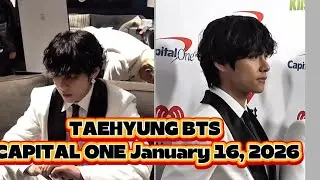 BTS's TAEHYUNG ROCKS CAPITAL ONE January 16, 2026