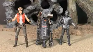 Doctor Aphra Comic Set SDCC 2018 Exclusive BT-1 Beetee 000 Triple Zero Star Wars figure review