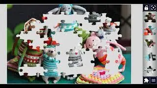 Cute Crochet Toys😍//#beautiful gaming puzzle 🧩@JigsawPuzzle928 