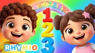 Counting 1 to 10 Song for Toddlers 🔢 | Rhymio Nursery Rhymes