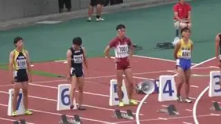2015 東北高校陸上 男子 100m 決勝