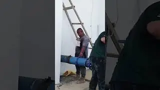 Work blog!1..Humana na jod taod ug Gate Valve ug connect ang pipe going Flange Adaptor. #hapawelder