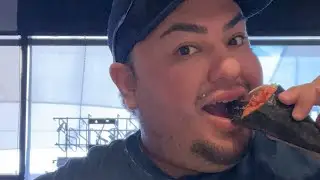 SUSHI MUKBANG &bull; Spider Hand Roll &bull; Salmon Skin Hand Roll &bull; Spicy Tuna Hand Roll &bull; Salmon Kama