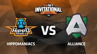 Hippomaniacs против Alliance, Первая карта, Группа B, GG.Bet Dota 2 Invitational