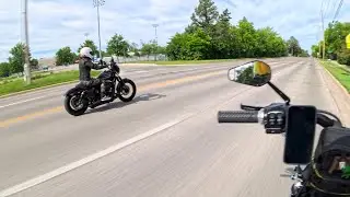 First day out on her Sportster