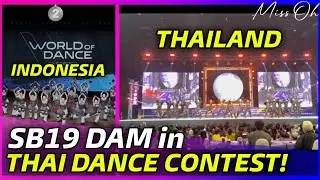 AFTER INDONESIA, now THAILAND! THAI GROUP dances to SB19 SONGS in a DANCE COMPETITION! 