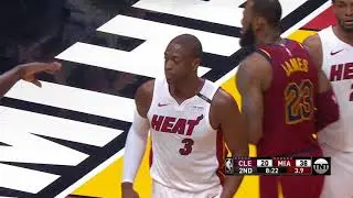 Dwyane Wade Blocks Lebron James