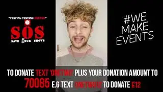 Tom Grennan supports #WeMakeEvents