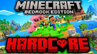 Minecraft Bedrock Hardcore &ndash; FULL GAME Walkthrough (No Commentary)