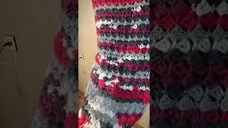 Handmade Shawl. Wool & PA