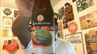 Rod J BeerVentures | New Belgium Heavy Melon Beer Review (5% ABV)