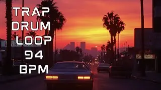 Trap Drum Loop | 94 BPM | Slow & Hard-Hitting Trap Beat Drums
