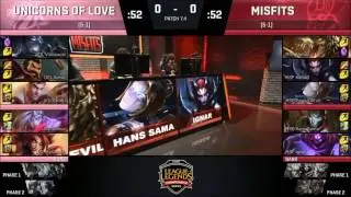 UOL vs MSF || Highlights Full 3 Game || EU LCS Spring 2017 W6D1 || Unicorns of Love vs Misfits