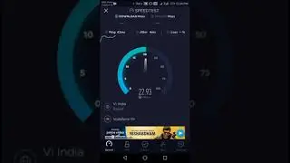 Vi ( Vodafone Idea) Speed Test | GIGAnet | #vispeedtest #speedtest