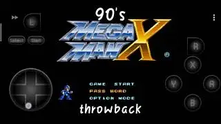 Pinoy retro game Mega-man X stage 1 GamePlay