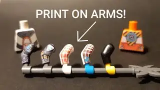 LEGO minifigure printing part 3: arms