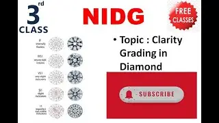 FREE DIAMOND COURSE Class 3  ( Topic :  Clarity Grading of Diamond) by Gautam Kalra