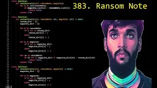 383. Ransom note (3 solutions) | Leetcode