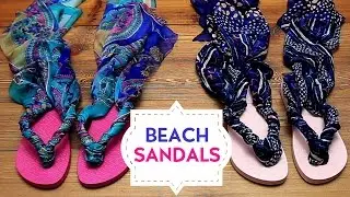 DIY: Cute Beach Sandals