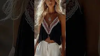 Bohemian Ethnic Linen Tank Top 🌿 | Summer Fashion Try-On & Review | Perfect for Holidays & Beach Day