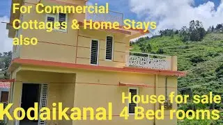 Kodaikanal Attuvanpati from lake 3 kilometers House for sale. 88389 52994