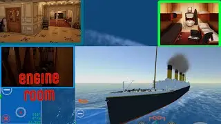 Ship Mooring 3d The rooms inside RMS-TITANIC