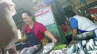 Andito kame sa wet market bibili ng isda, fresh Ang mga isda dito