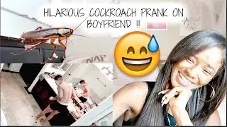 THE ACE FAMILY - HILARIOUS COCKROACH PRANK ON BOYFRIEND !!! (REACTION)