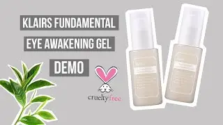 Klairs Fundamental Eye Awakening Gel Demo | KOJA BEAUTY Cruelty-Free Korean Skincare