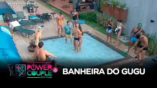 Assista ao vídeo completo da brincadeira da 'Banheira do Gugu'