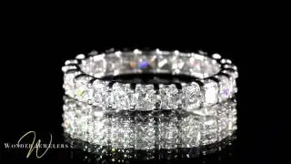 CUSHION CUT DIAMOND ETERNITY BAND BY WONDER JEWELERS