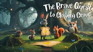 🌟 The Brave Quest to Glowing Grove✨🌳