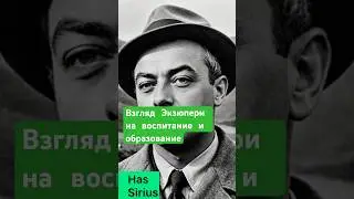 Взгляд Экзюпери на воспитание и образование Exupery&rsquo;s View on Upbringing and Education