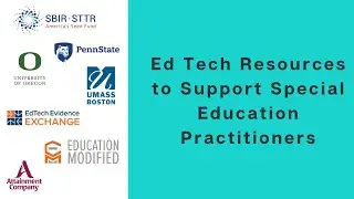 Ed Tech Resources to Support Special Education Practitioners