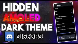 Enable Hidden Discord AMOLED Dark Theme!!!