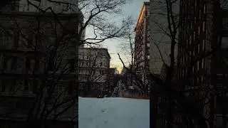 Enjoying a little winter walk through the summit rock, Central Park, NYC 