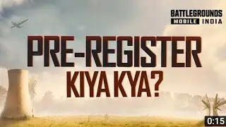 BATTLEGROUND MOBILE INDIA - PRE-REGISTER KIYA KYA?