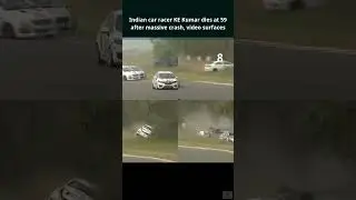 Indian car racer KE Kumar dies at 59 after massive crash, video surfaces