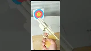 DIY Paper Revolver ! Craftwish DIY Weapon  #diyweapons #origamigun #paper  #papercrafts #easycrafts
