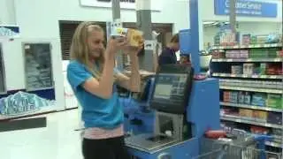 How to use the self-checkout at the Wal-Mart