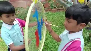 Nature-Inspired Art | Creative Expression by Kindergarten Students