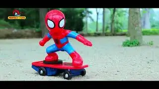 Super Heroes Spiderman RC Skateboard